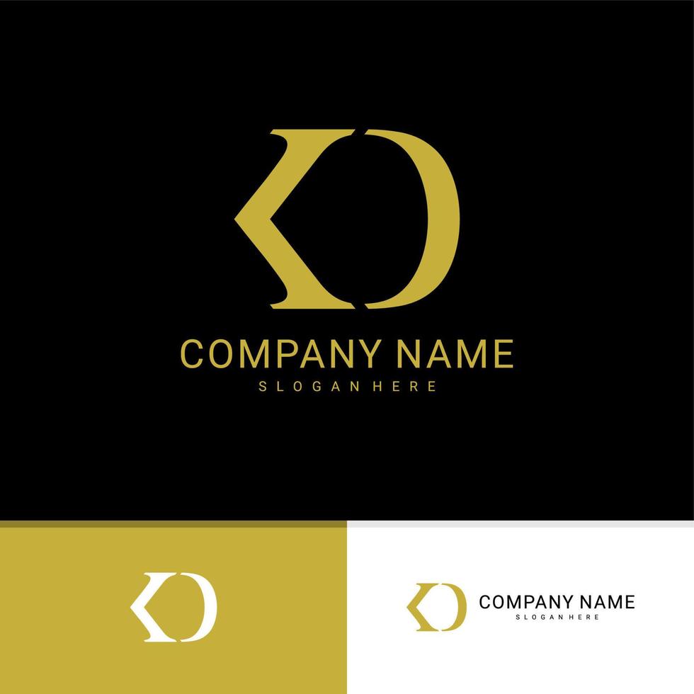 Letter D K logo vector template, Creative K D logo design concepts