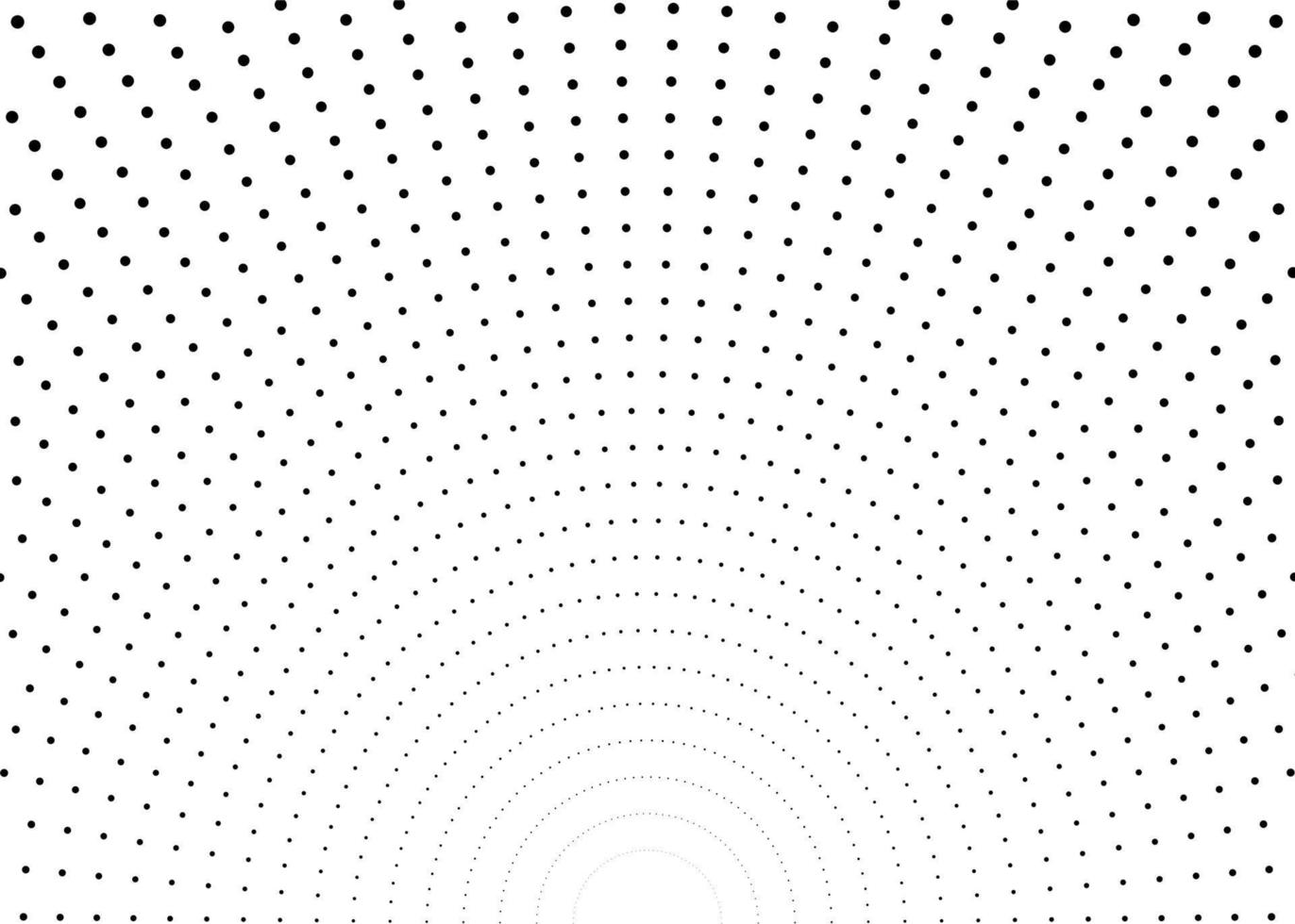 Burst dots with semicircle shape. Rays elements for design. Vector