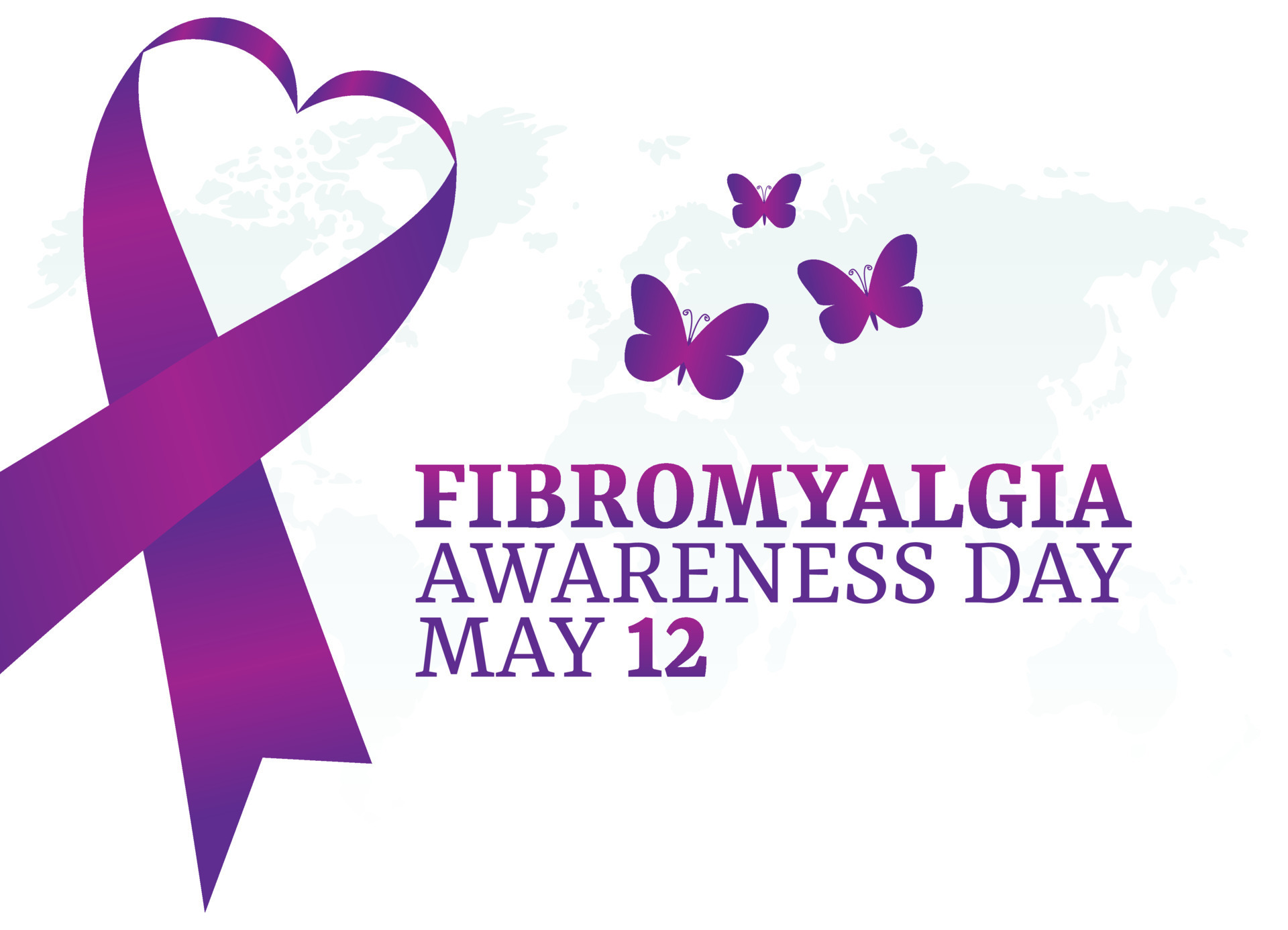 vector graphic of fibromyalgia awareness day good for fibromyalgia