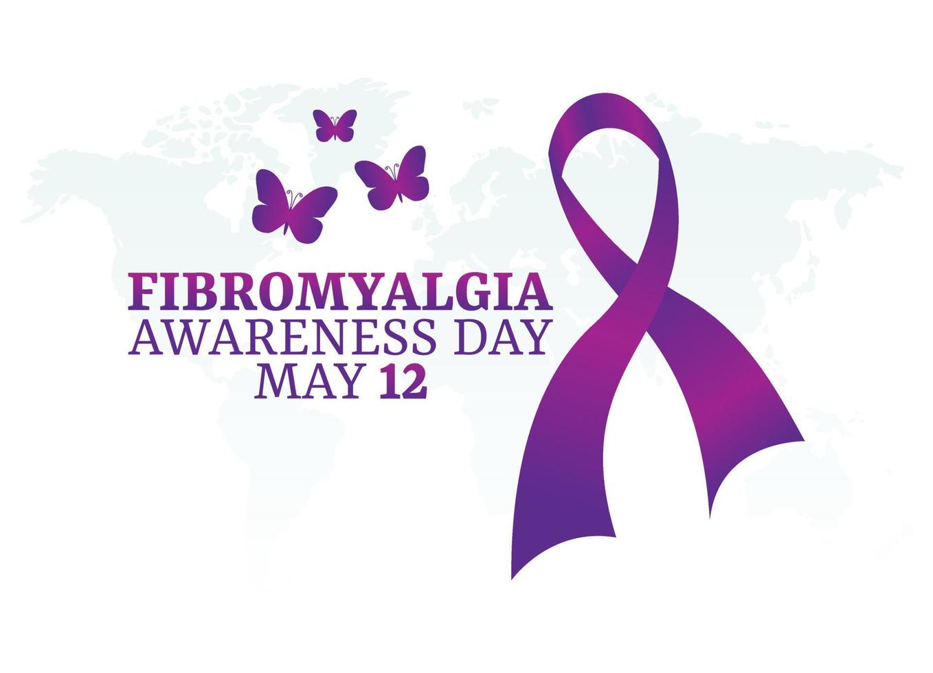 vector graphic of fibromyalgia awareness day good for fibromyalgia