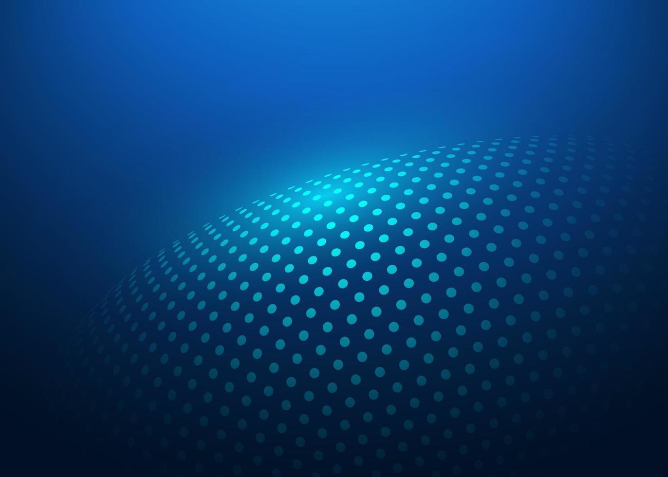 Abstract technology background with halftone lighting dots design. Vector illustration