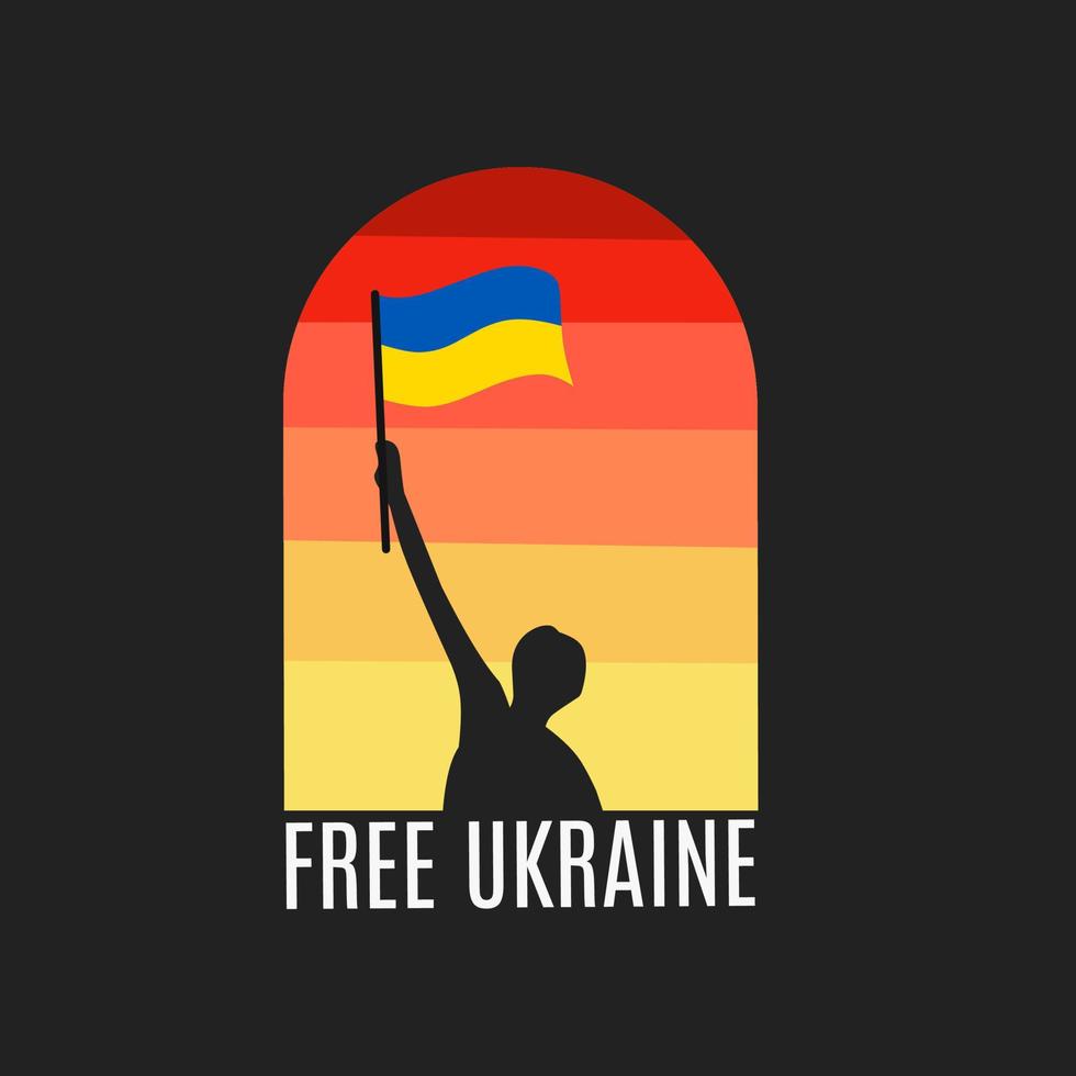 illustration vector graphic of free ukraine,summer,suitable for background,banner,poster,etc.