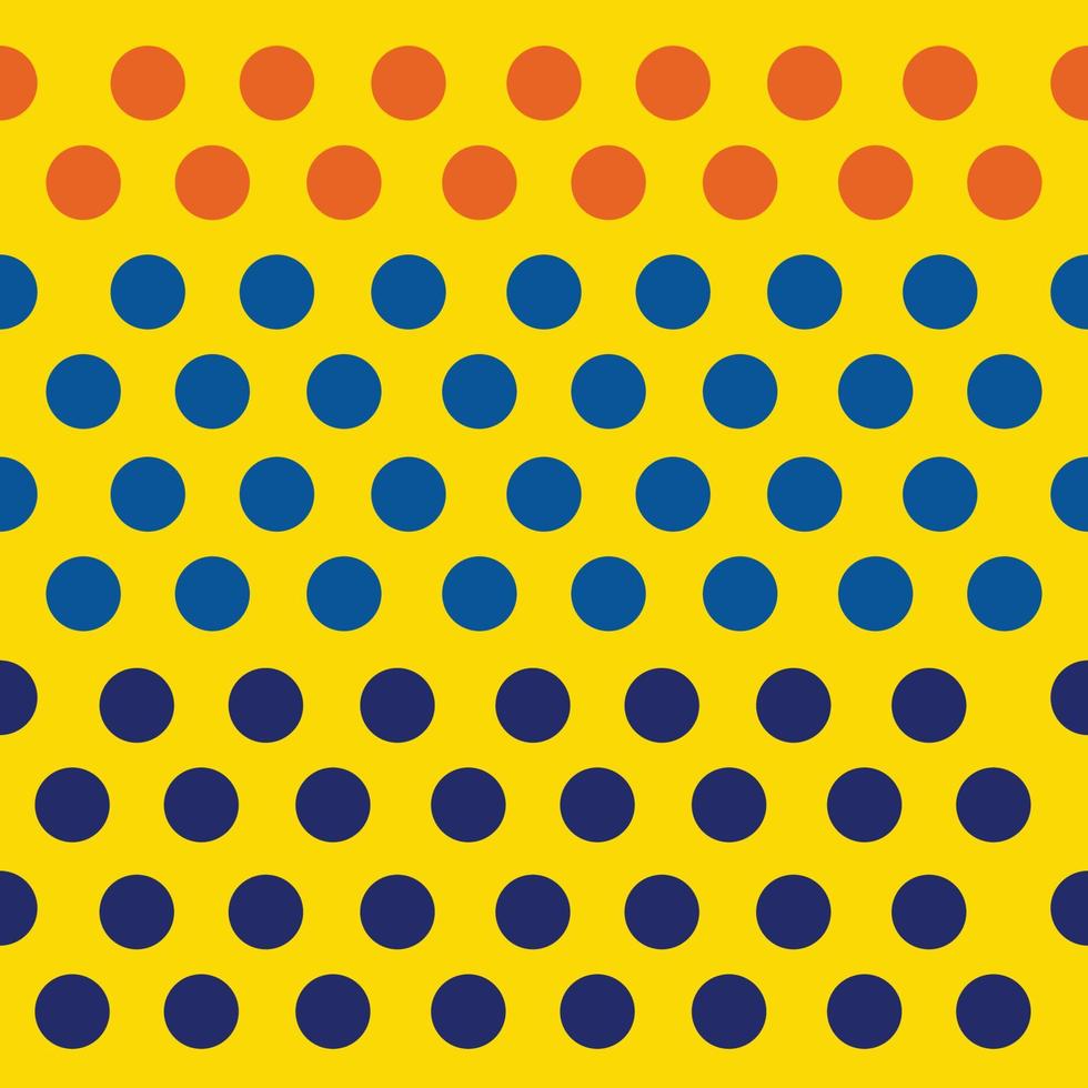 Polka Dot Pattern, Seamless Vector Background.