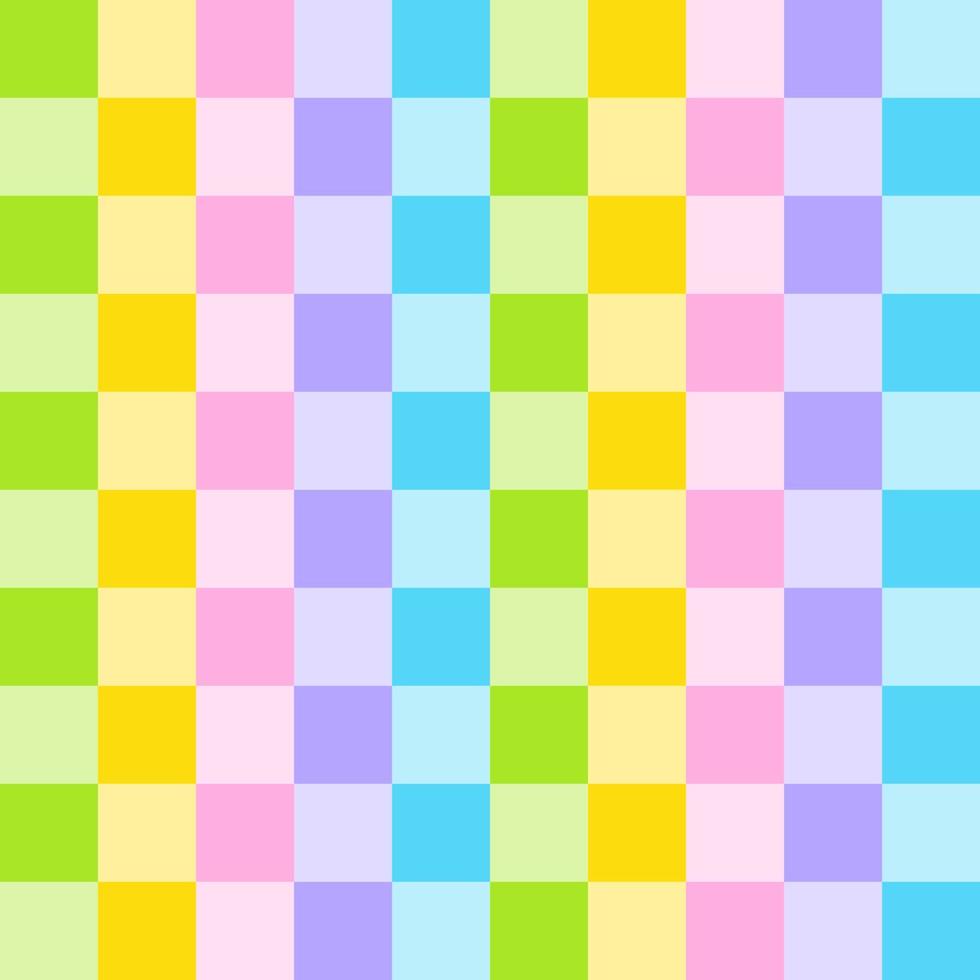 Pastel Rainbow Cute Line Stripe Striped Plaid Checkered Scott