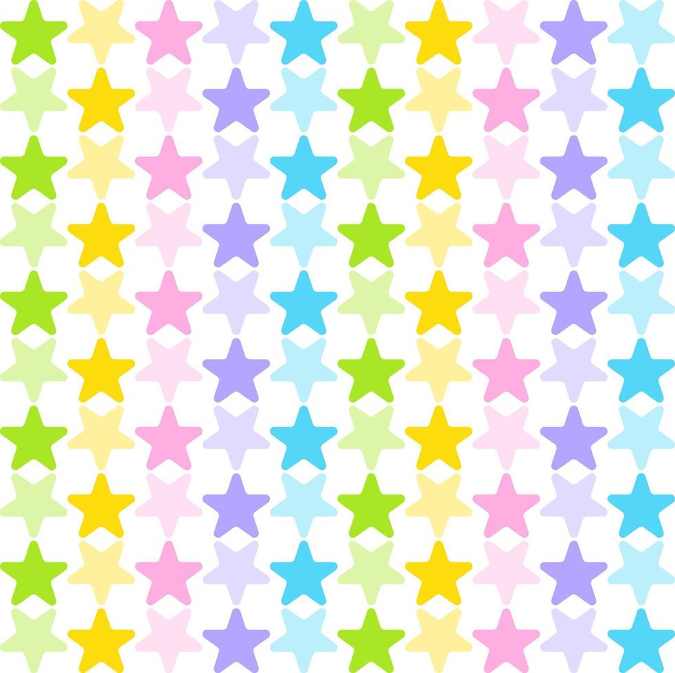 Cute Pastel Rainbow Star Sparkle Space Sky Galaxy Abstract abstract Shape Element Gingham Checkered Tartan Plaid ScottSeamless Pattern Cartoon Vector Illustration Print Background Fashion Fabric
