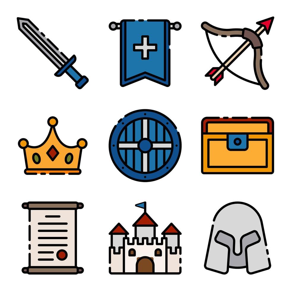 Great Medieval Kingdom vector