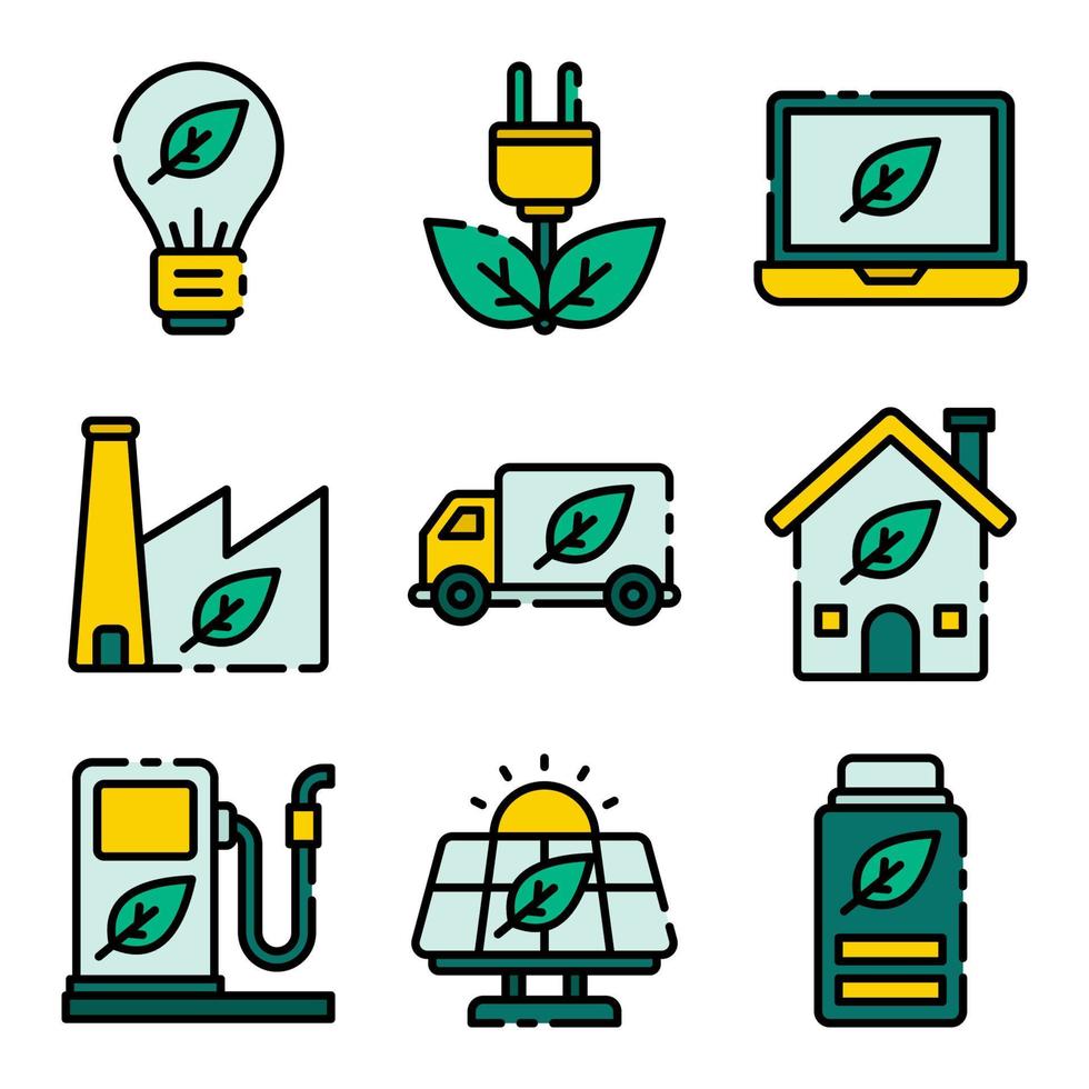 Modern Eco Green Technology vector