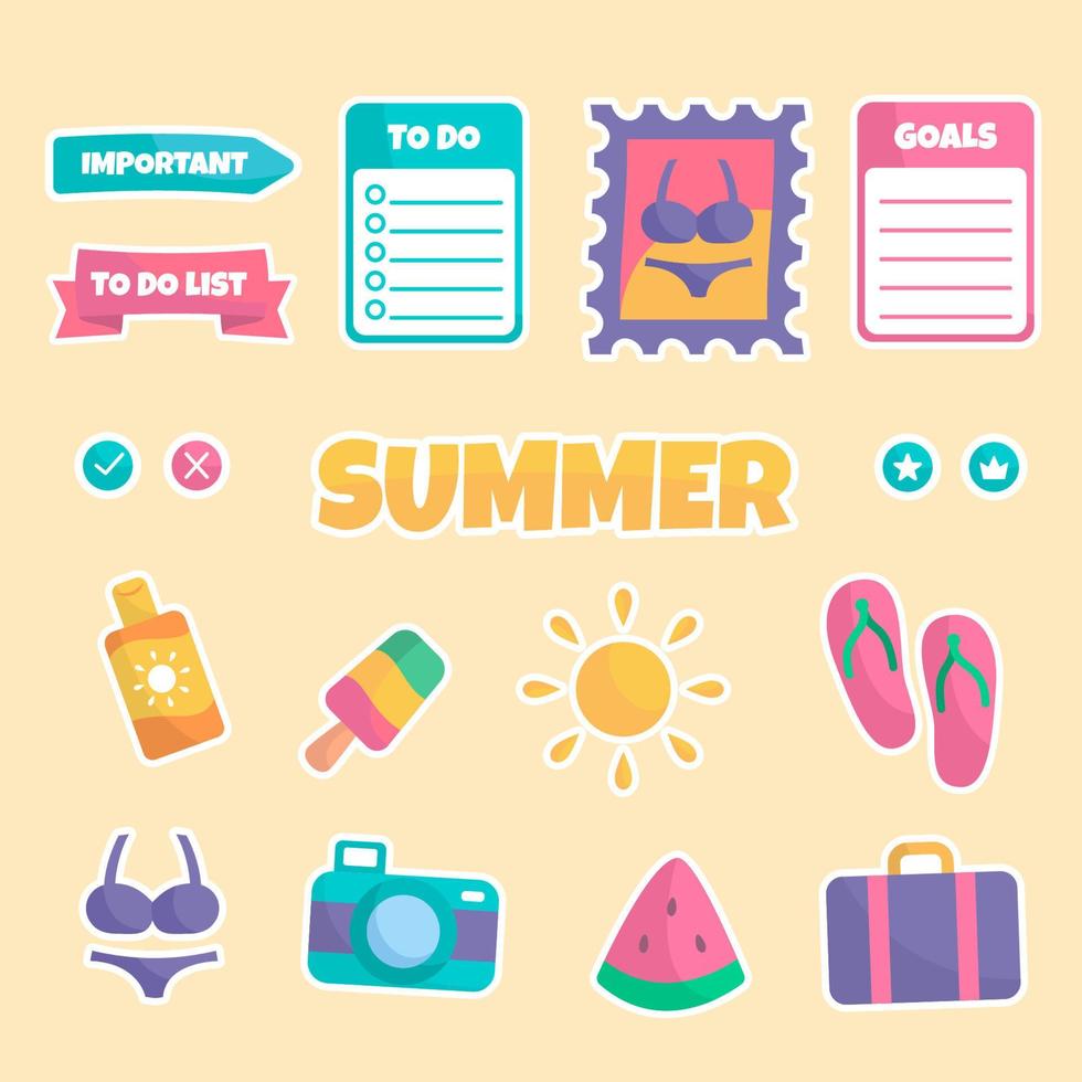 Summer Time Vacation vector
