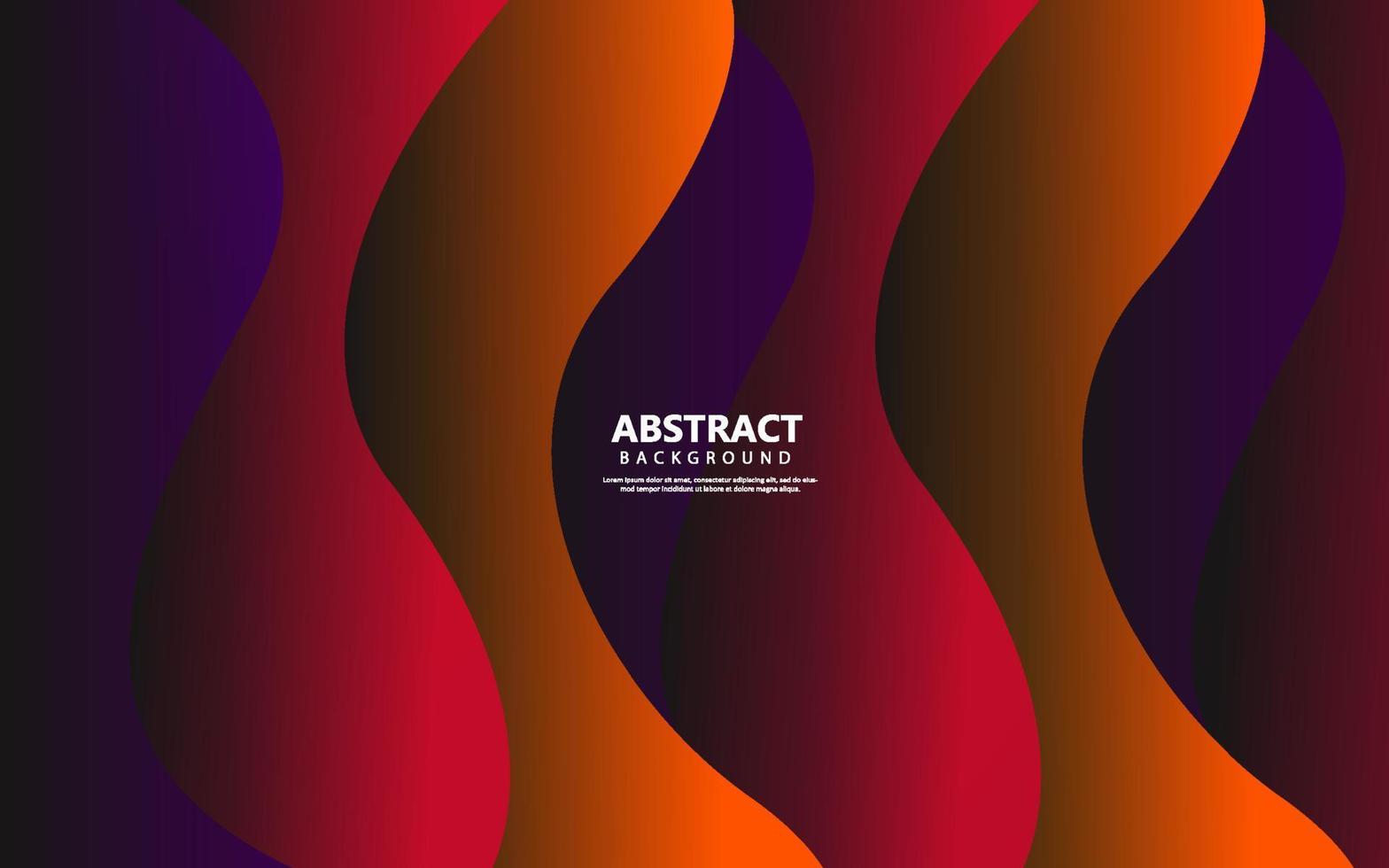 Abstract wave shape colorful background vector