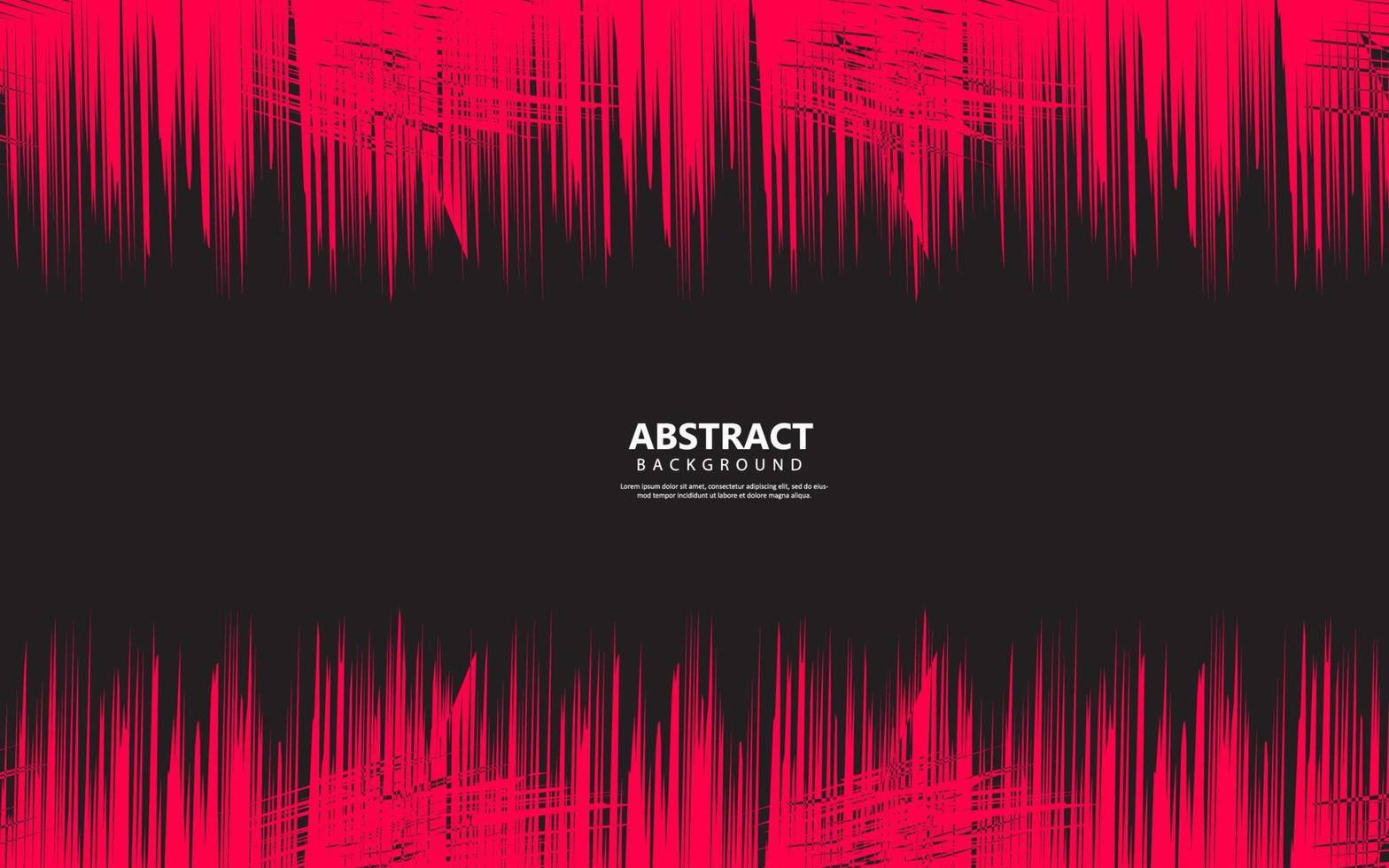 Abstract grunge texture black and red background vector