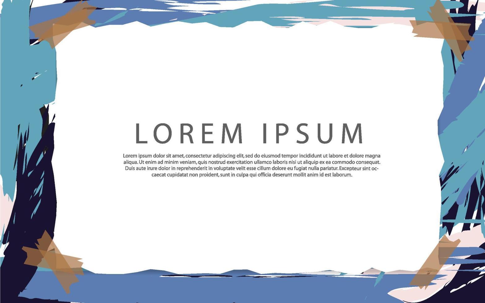 Abstract paper ripped frame with space text vector