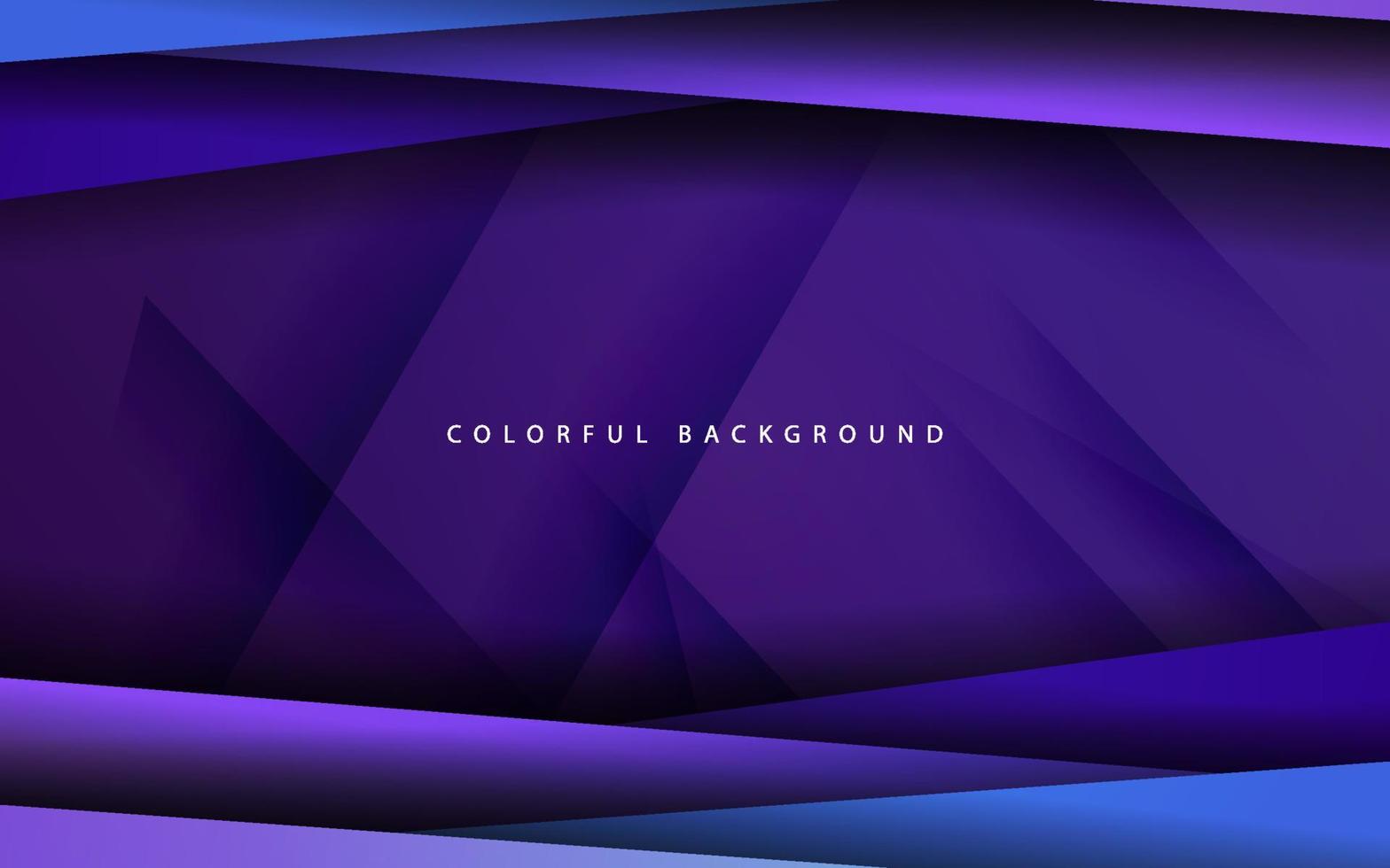 forma dinámica abstracta superposición capa papercut púrpura bakcground vector