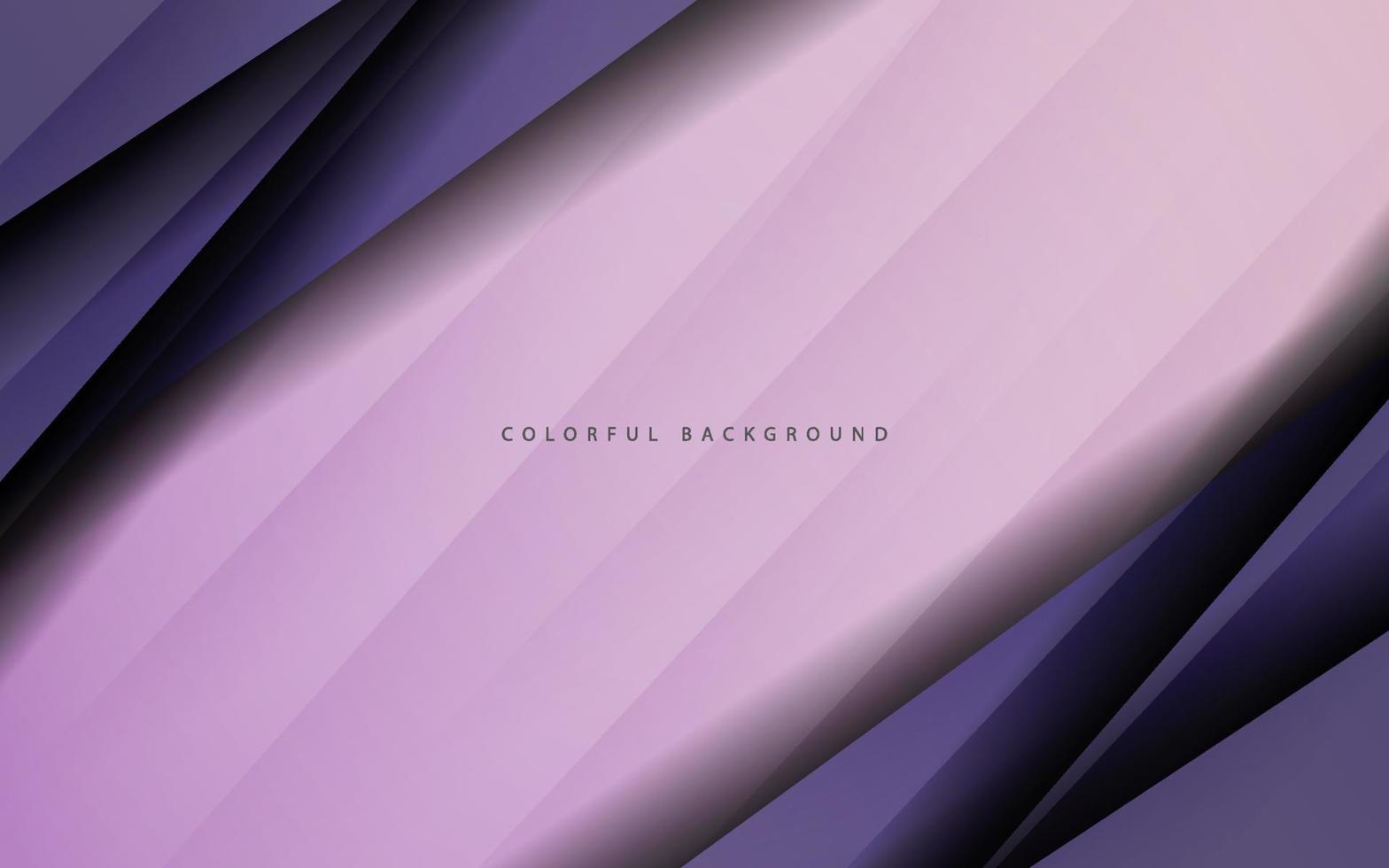Abstract overlap layer purple background vector