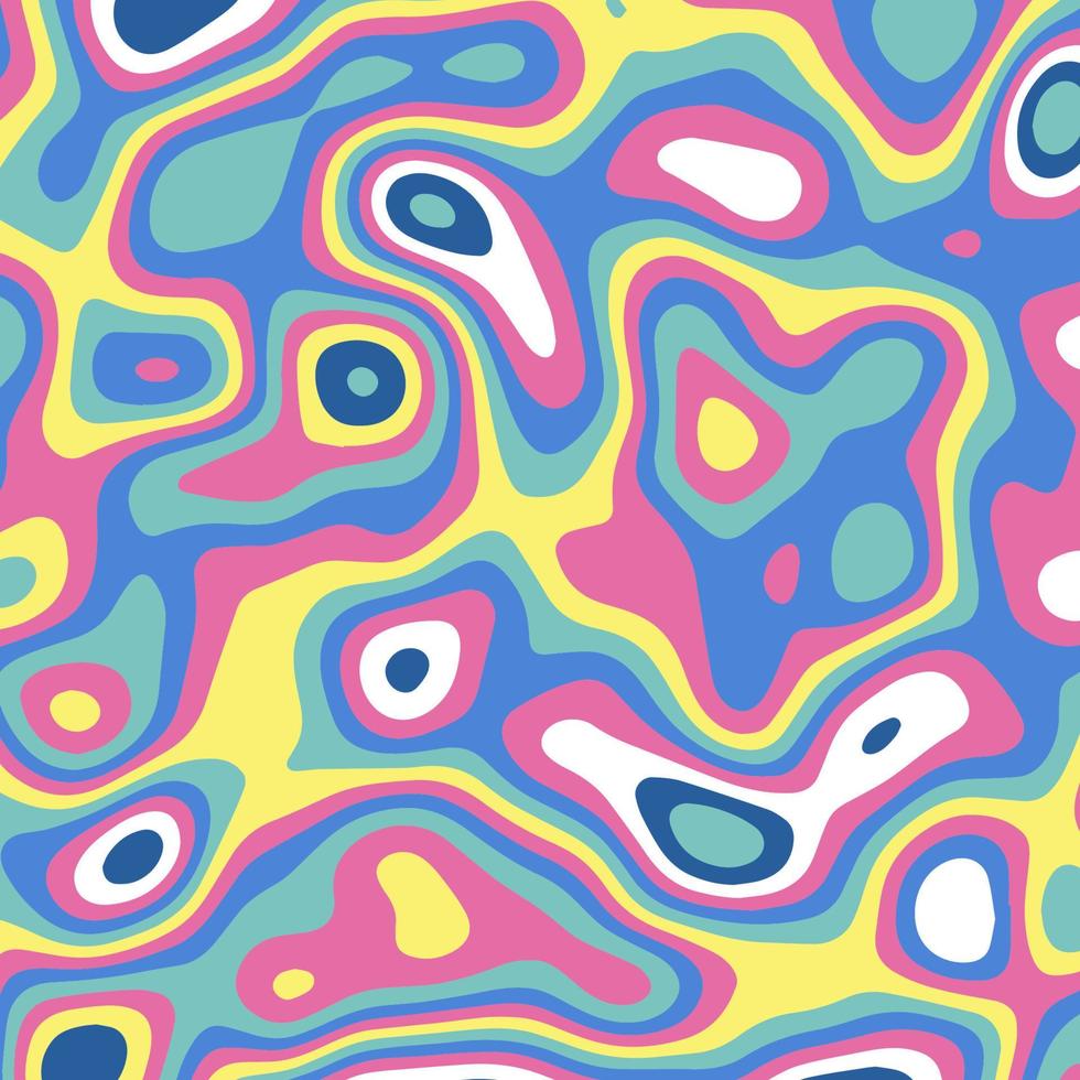 Psychedelic Groovy Background vector