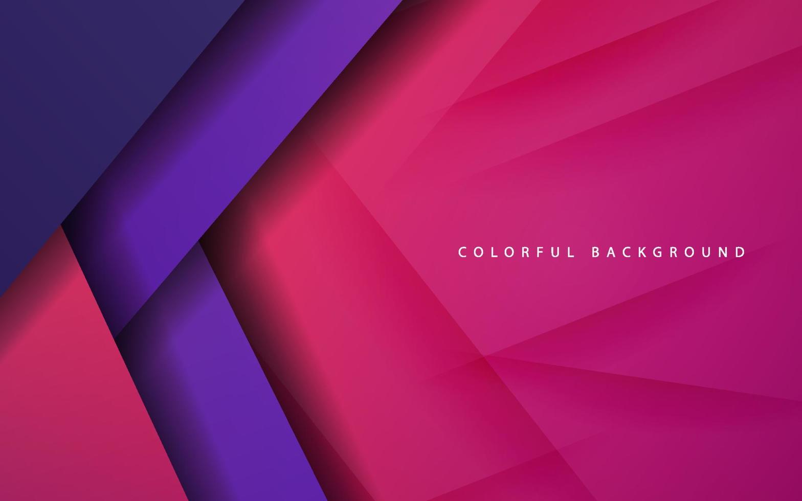 Abstract overlap layer purple background vector