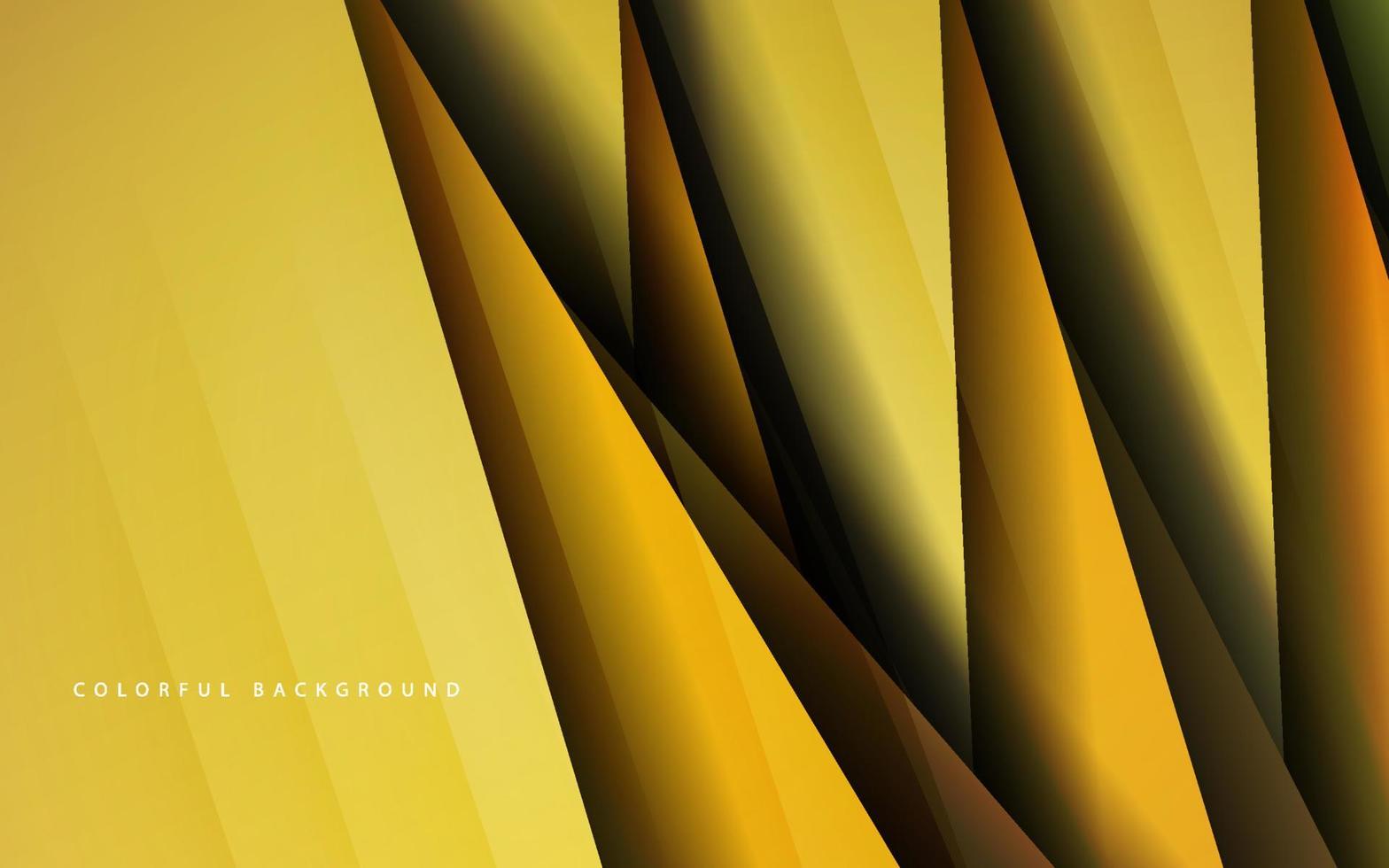 Abstract overlap layer yellow color background vector