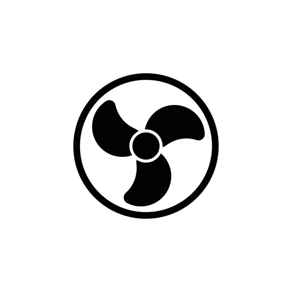 fan icon design template vector