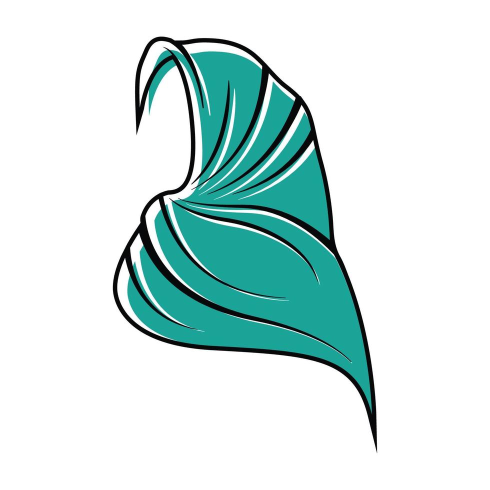 vector de plantilla de diseño de icono de logotipo hijab