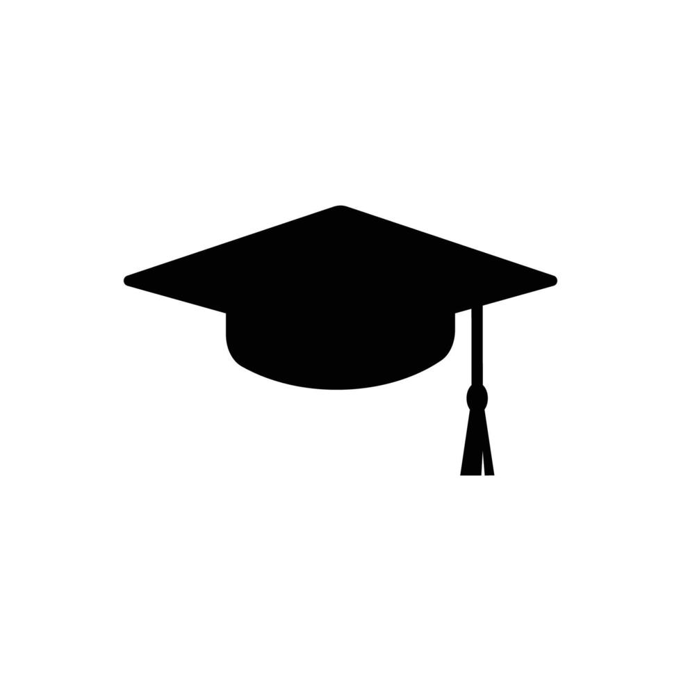 graduation hat icon design vector