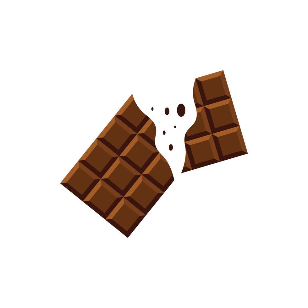 vector de diseño de imágenes prediseñadas de barra de chocolate