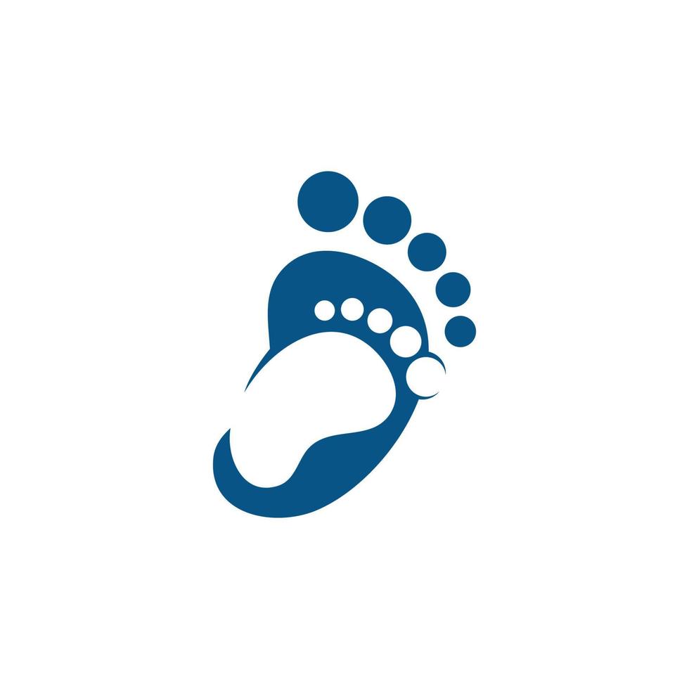 foot care icon logo design template vector