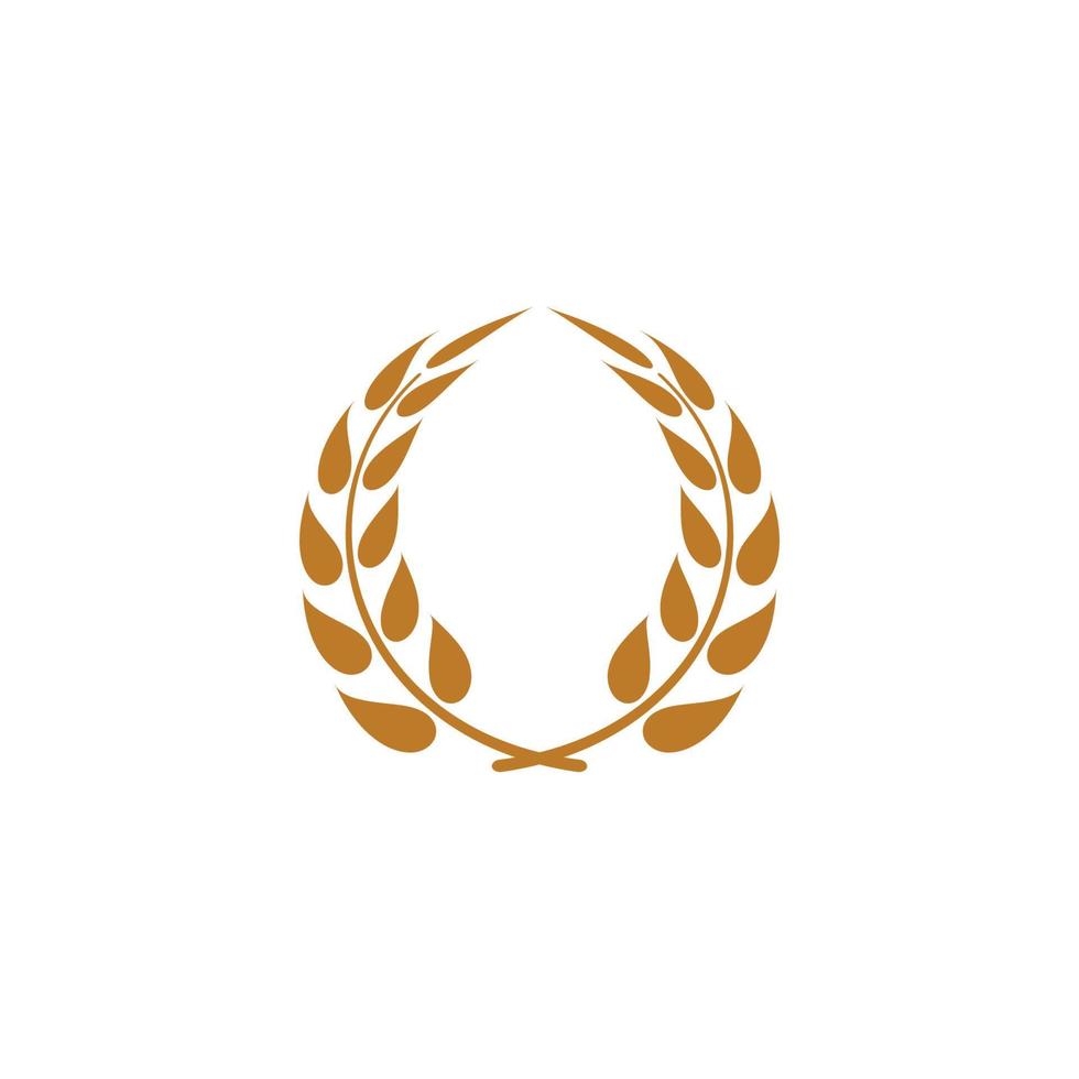 Wheat Agriculture Icon Design Template vector