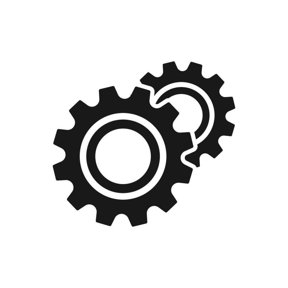 gear logo icon design template vector
