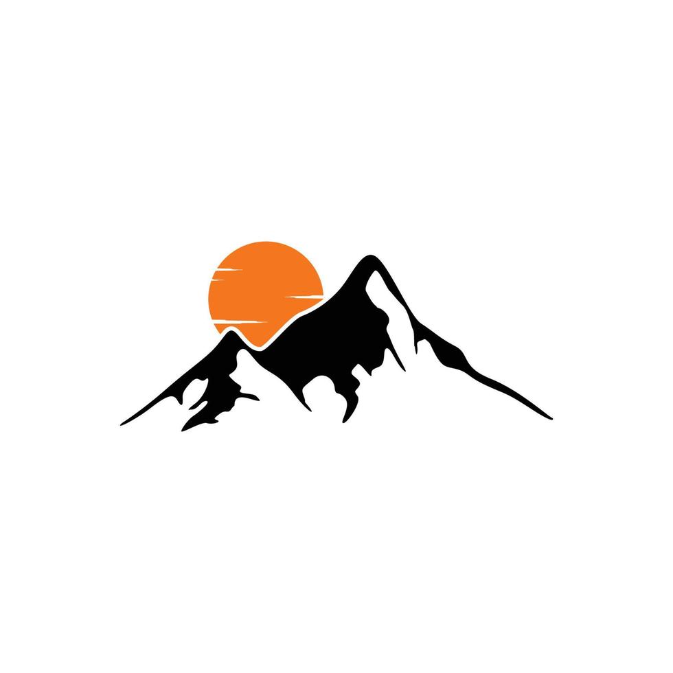 mountain logo icon design template vector