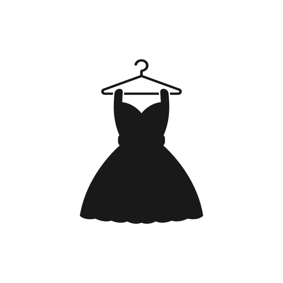 vector de plantilla de diseño de icono de vestido