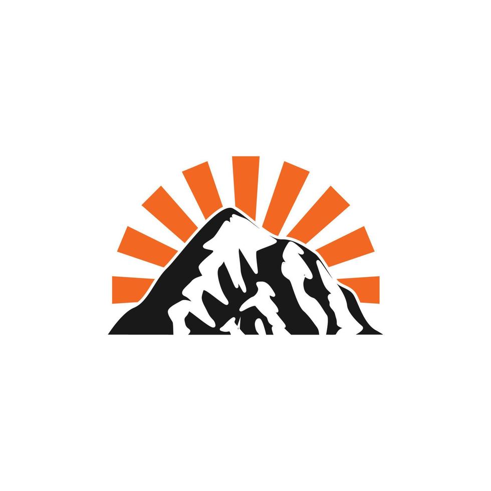 mountain logo icon design template vector