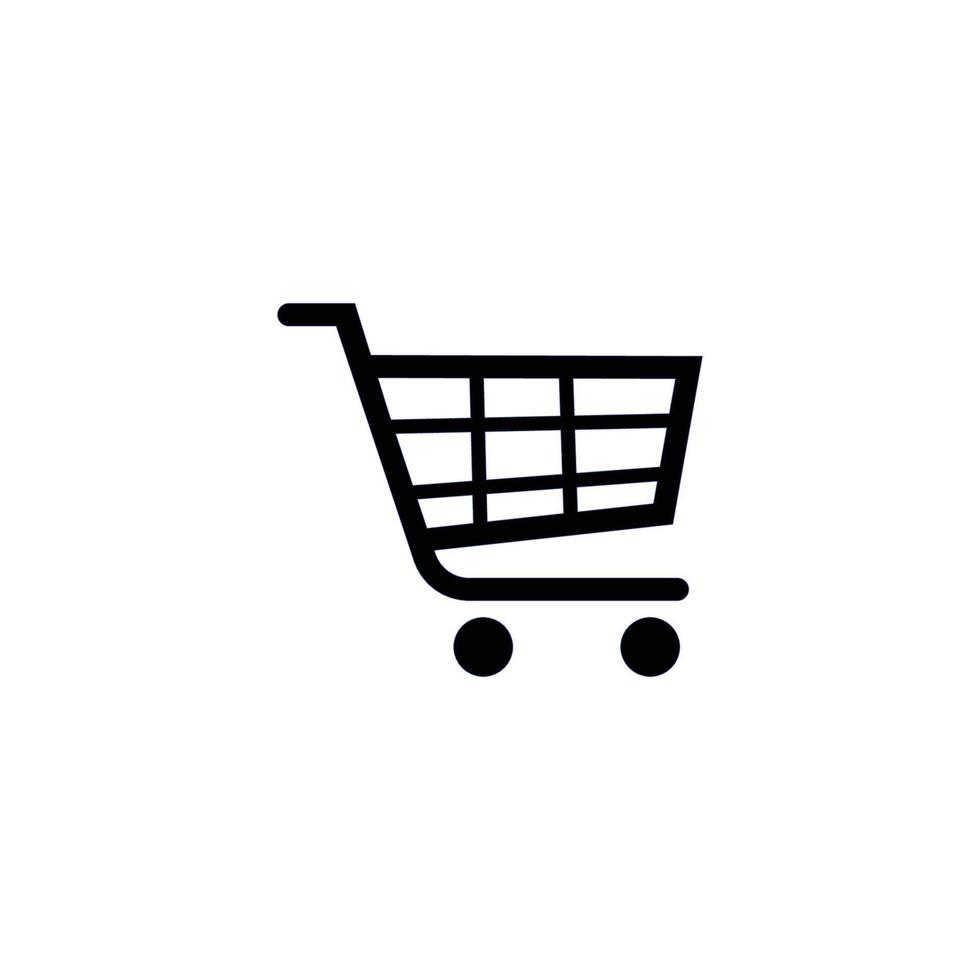 plantilla de diseño de icono de carrito de compras vector