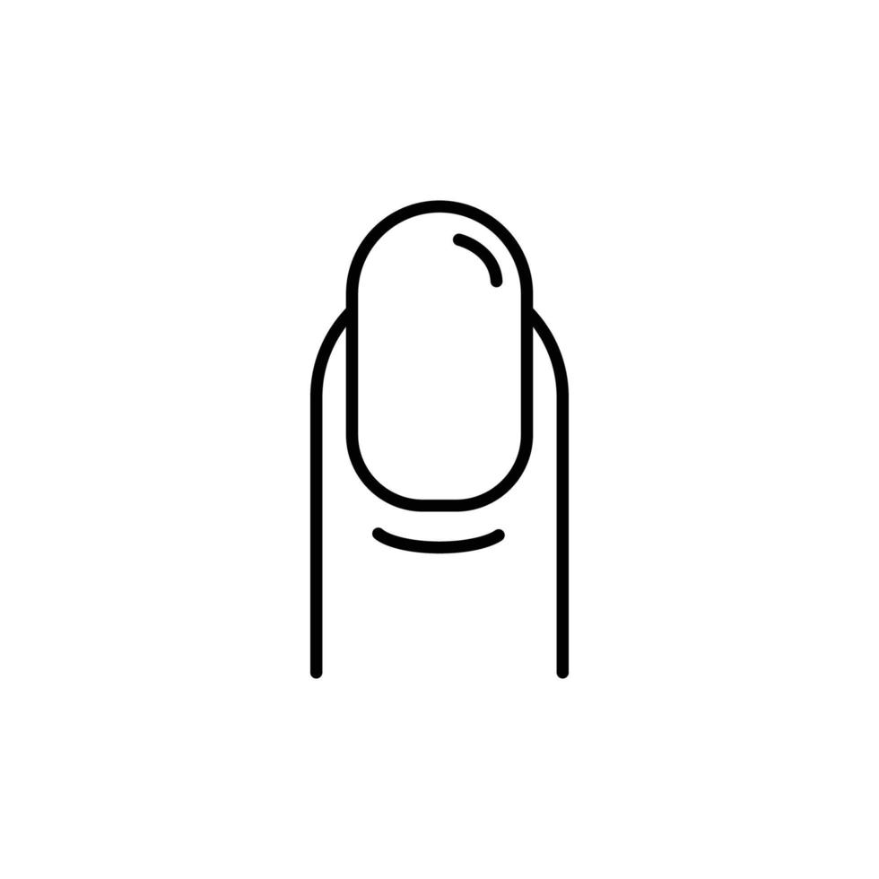 nail icon design vector