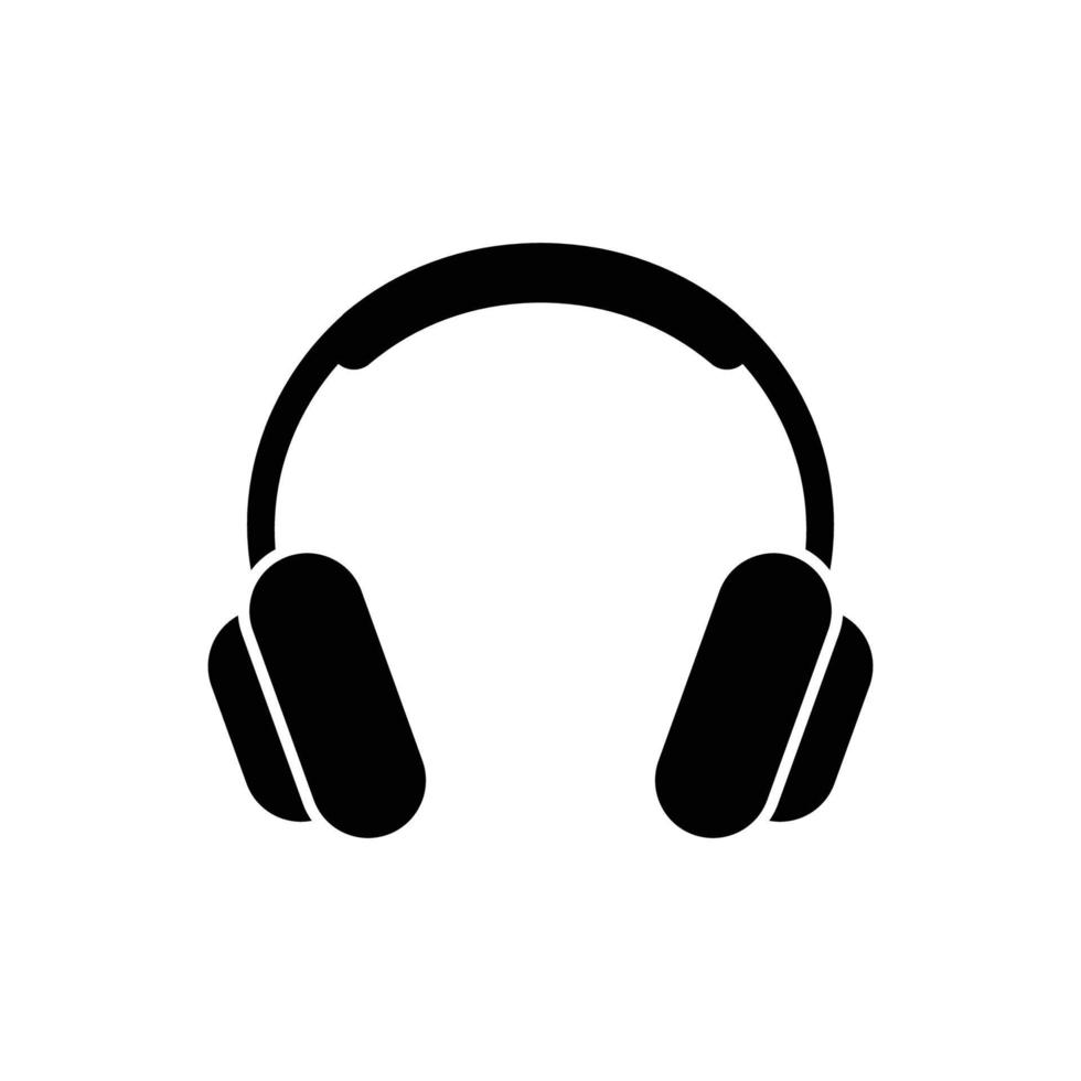 headphone icon design template vector