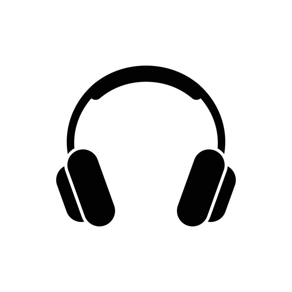 headphone icon design template vector