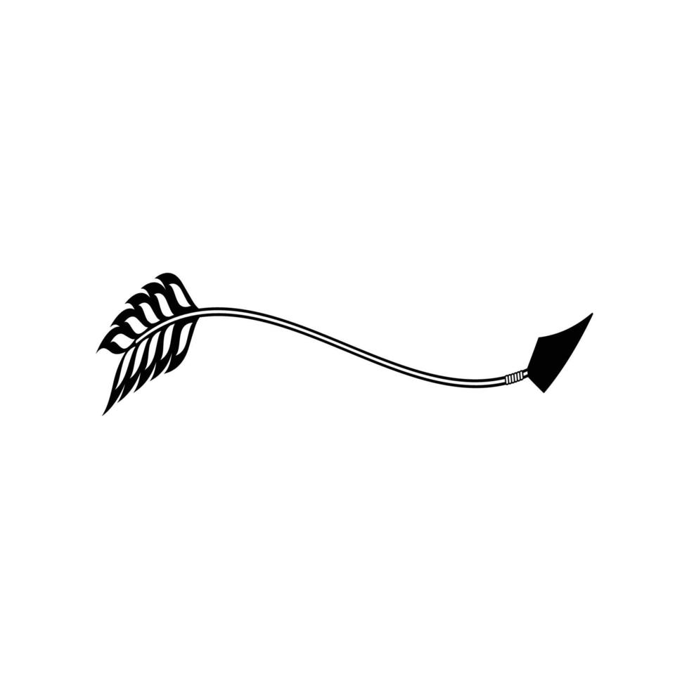 tribal arrow graphic design vector