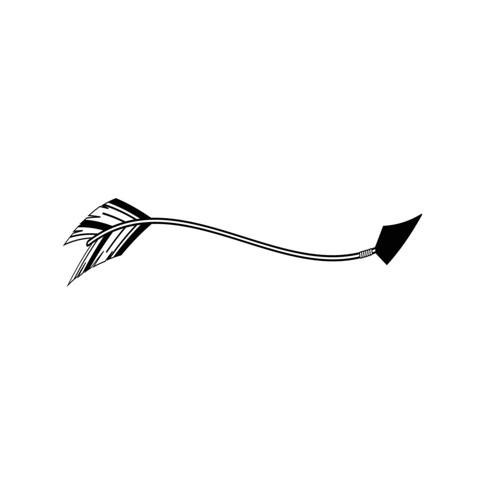 tribal arrow graphic design vector