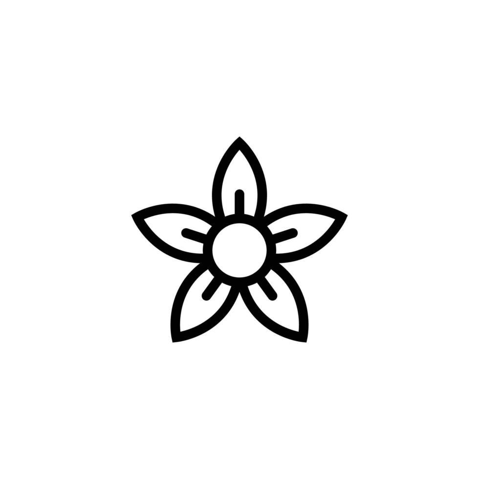 flower icon design template vector