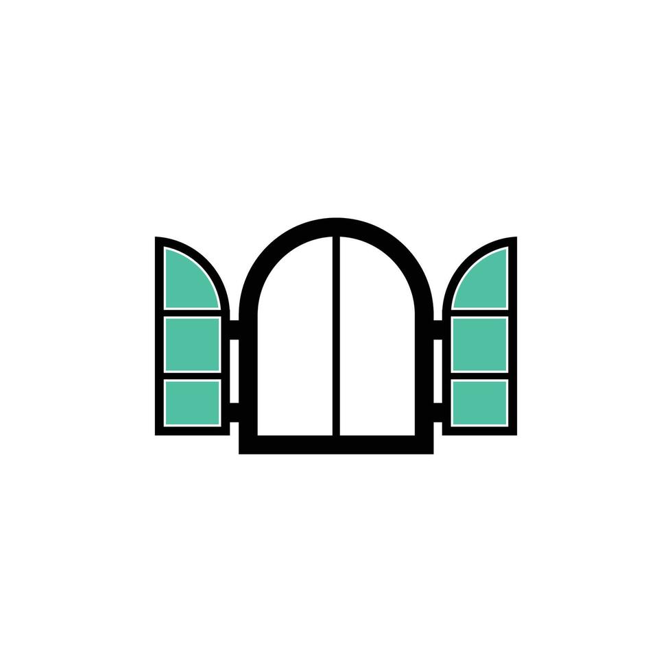 Window Icon Design Template vector