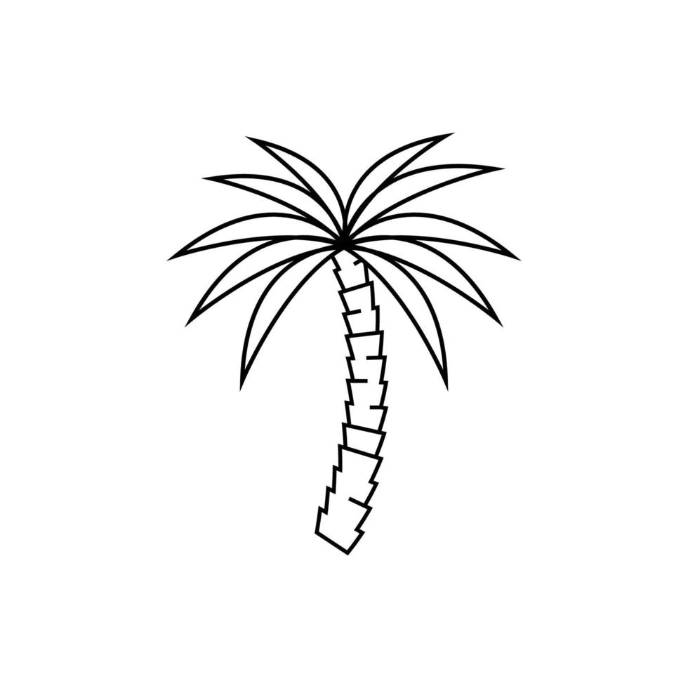 palm tree graphic design template vector 7634372 Vector Art at Vecteezy