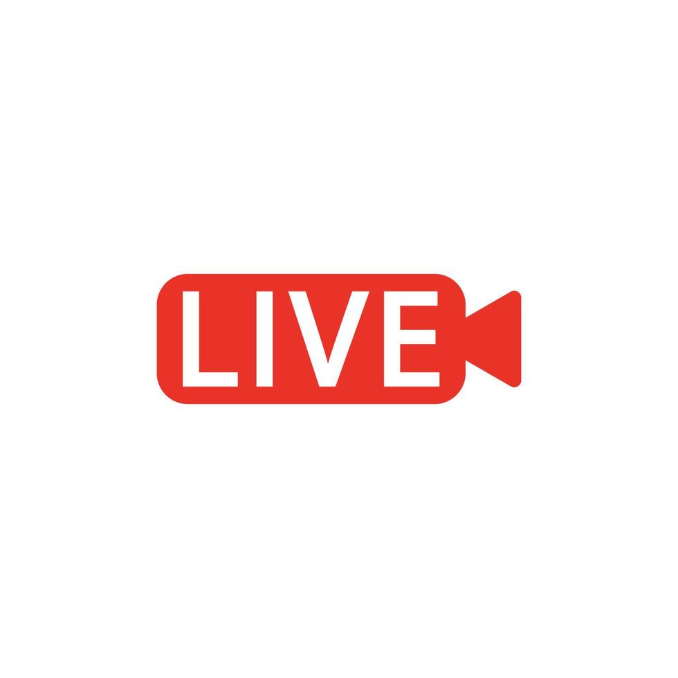 live icon design template vector