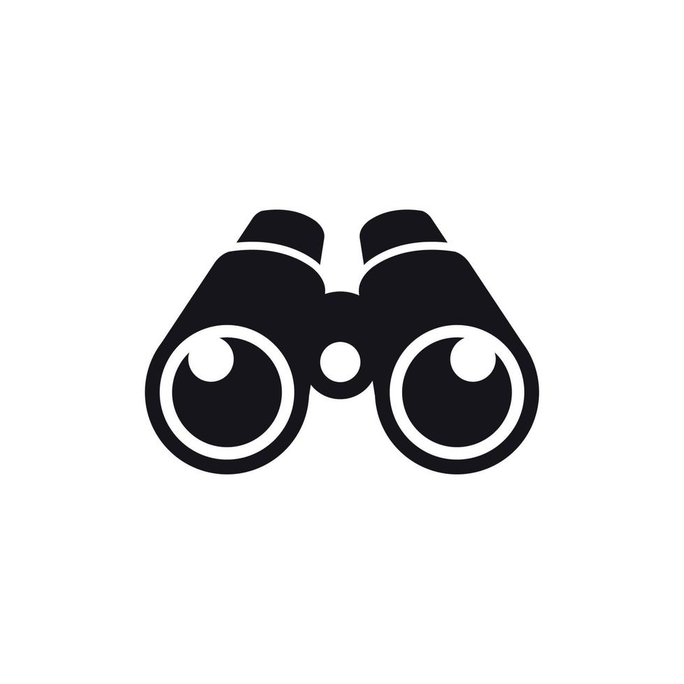 binoculars icon design template vector