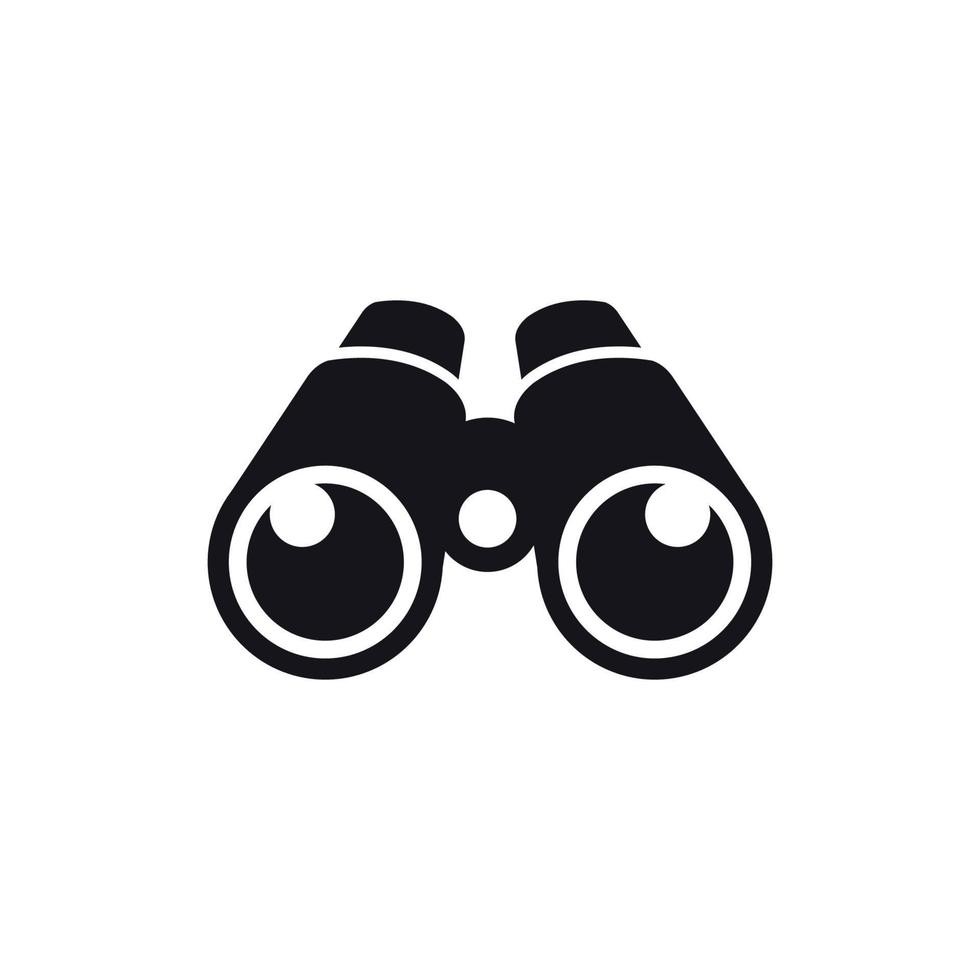 binoculars icon design template vector