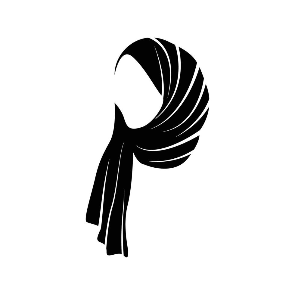 vector de plantilla de diseño de icono de logotipo hijab