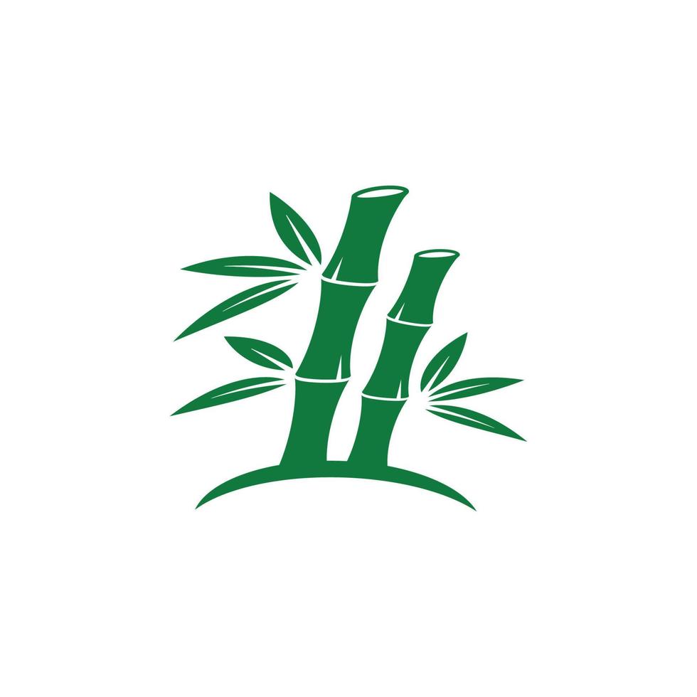 bamboo logo icon design template vector