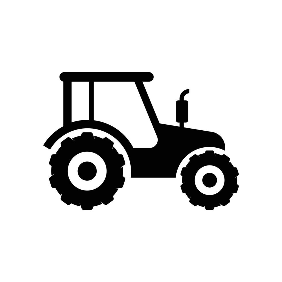 tractor logo icon design vector
