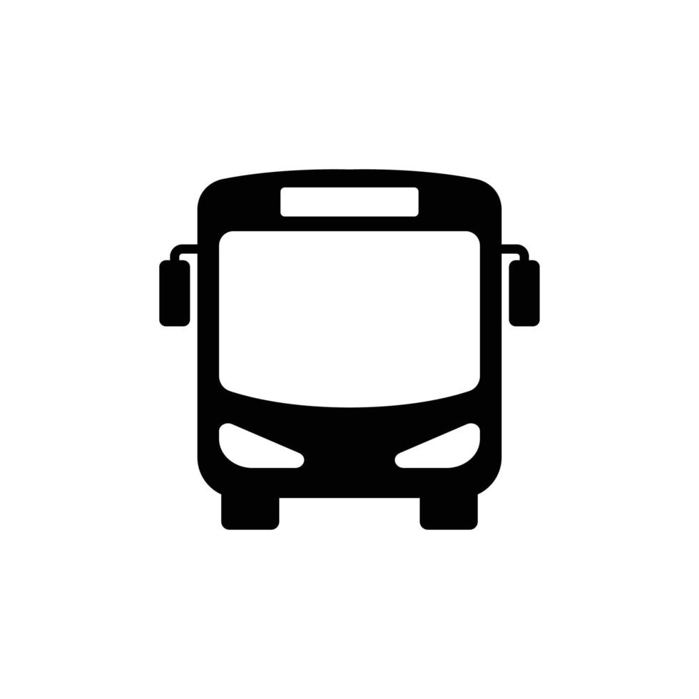 plantilla de diseño de icono de autobús vector