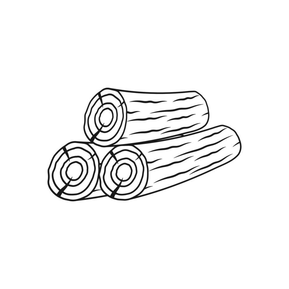 pile of wood icon logo icon design template vector