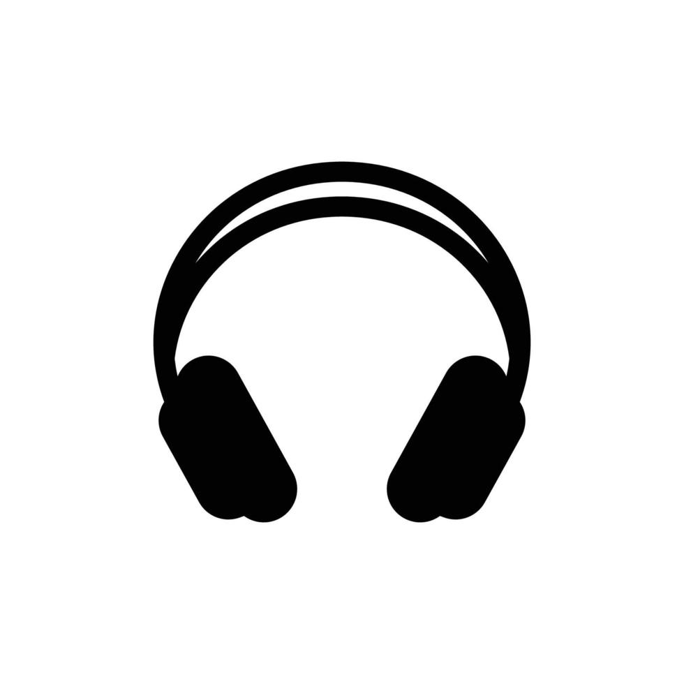 headphone icon design template vector