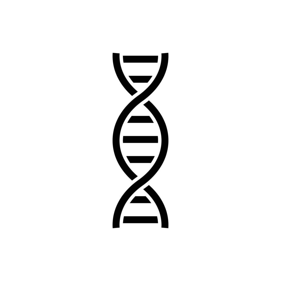 Dna icon design template vector