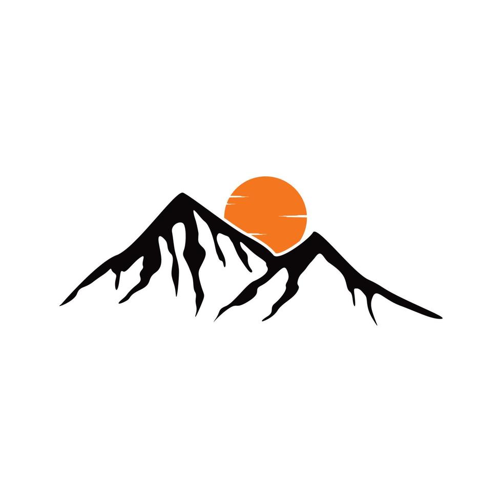 mountain logo icon design template vector